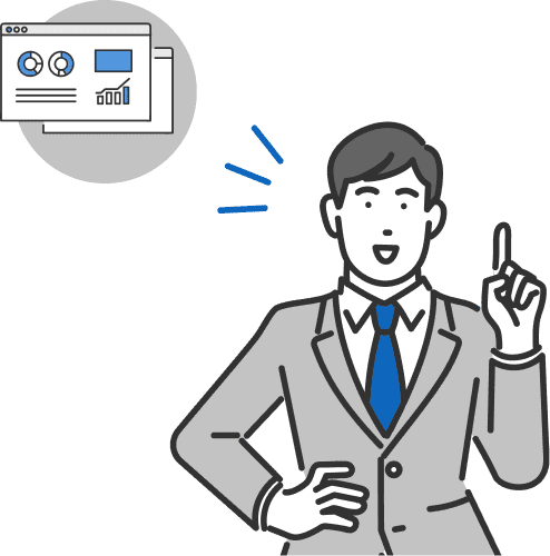 男性スタッフのイラスト